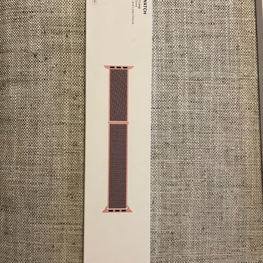 Genuine Apple Brand Watch Band Open Box Pink Sand Sport Loop 38mm